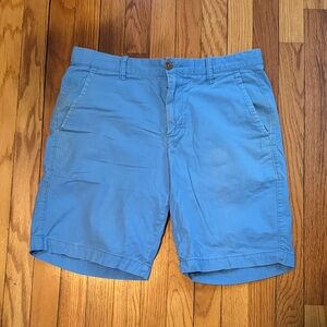 GAP Men's Light Blue Flat Front Shorts